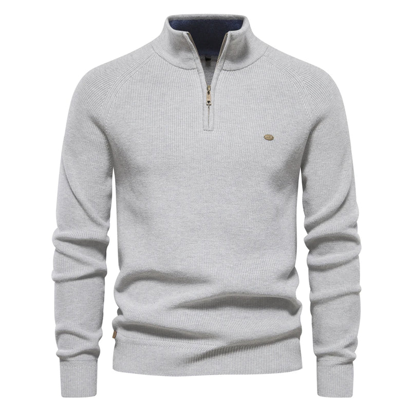 Men’s Autumn Zipper Knit Cardigan
