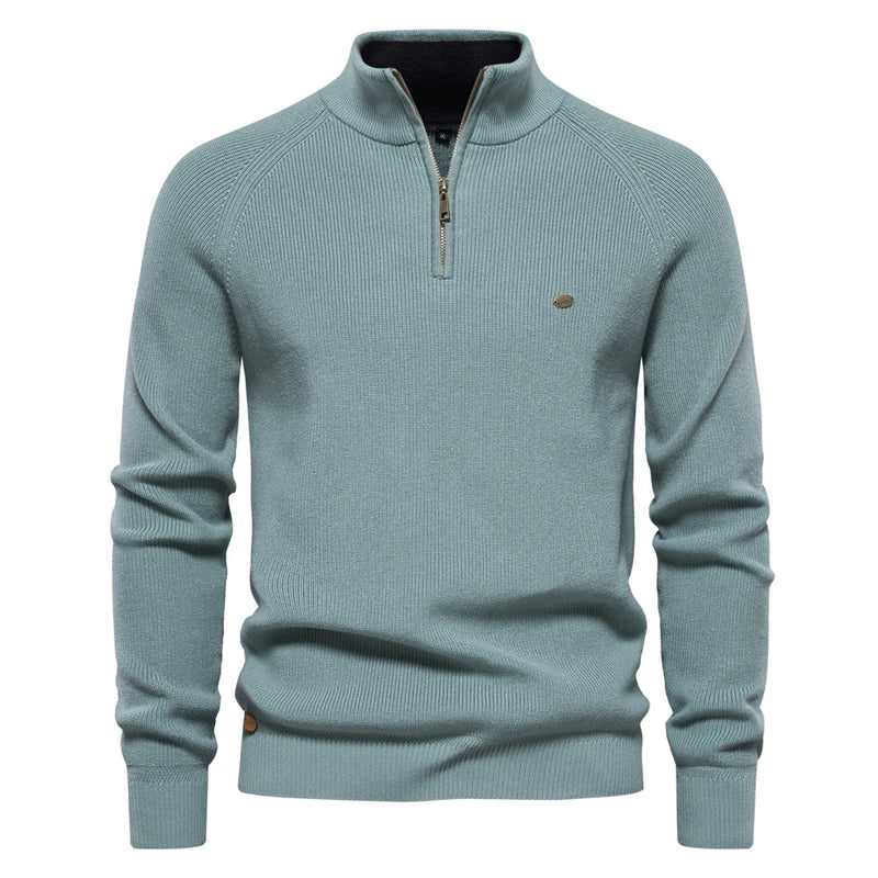 Men’s Autumn Zipper Knit Cardigan