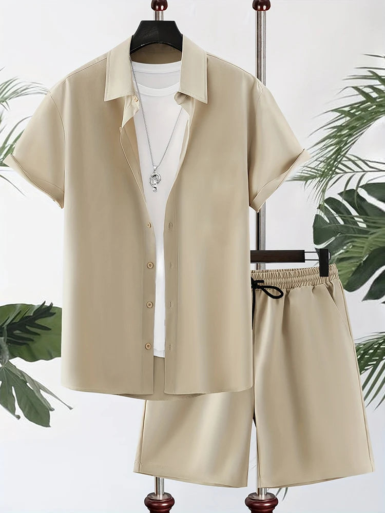 Men’s Summer Hawaiian 2-Piece Set