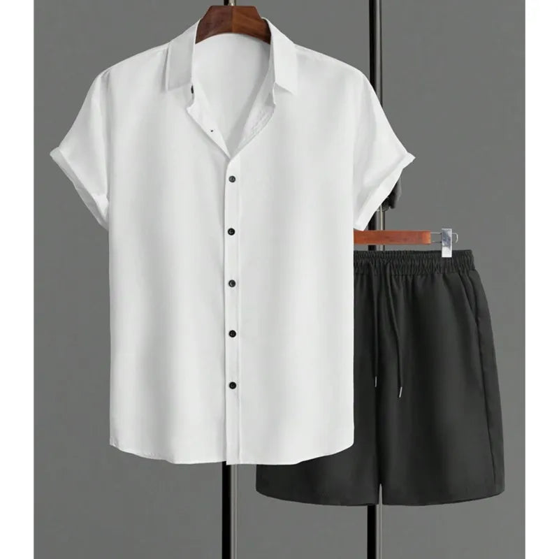 Men’s Summer Hawaiian 2-Piece Set