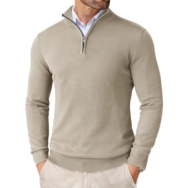 Men's Quarter Zip Up Sweaters