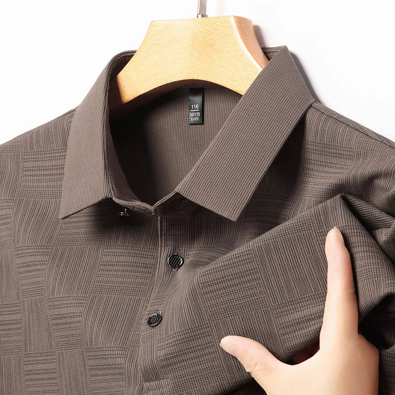 Men’s Printed Casual Polo Shirt