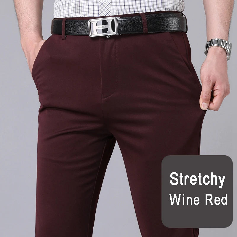 Men’s Black Stretch Pants