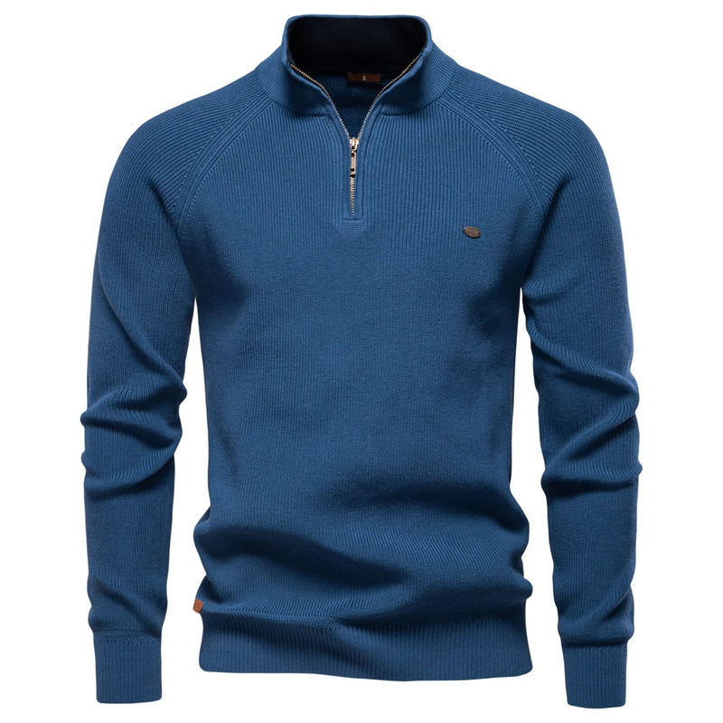 Men’s Autumn Zipper Knit Cardigan