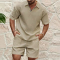 Men’s Plaid 2-Piece Summer Suit