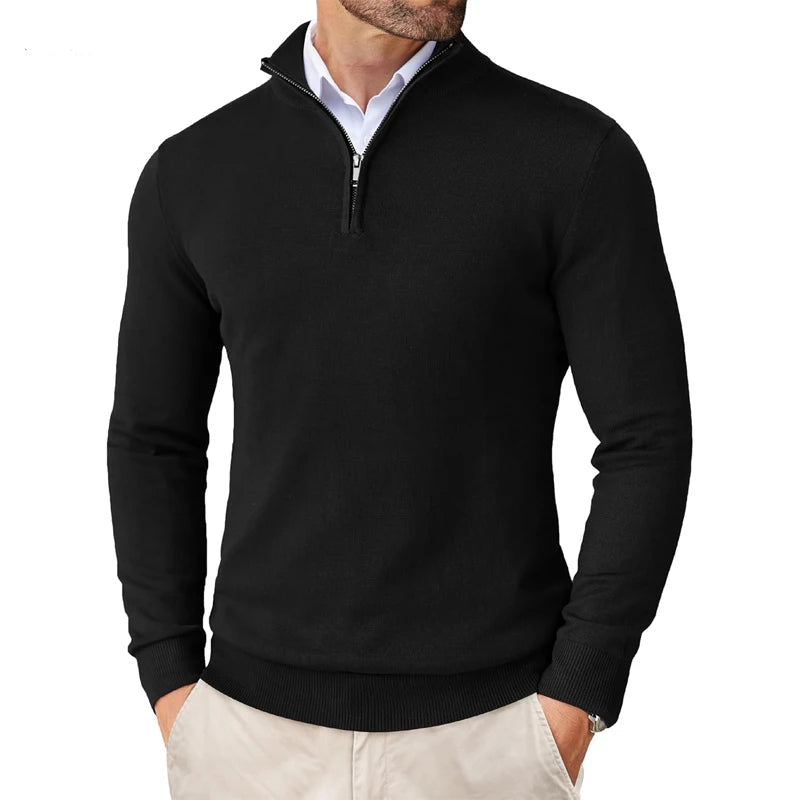 Men's Quarter Zip Up Sweaters