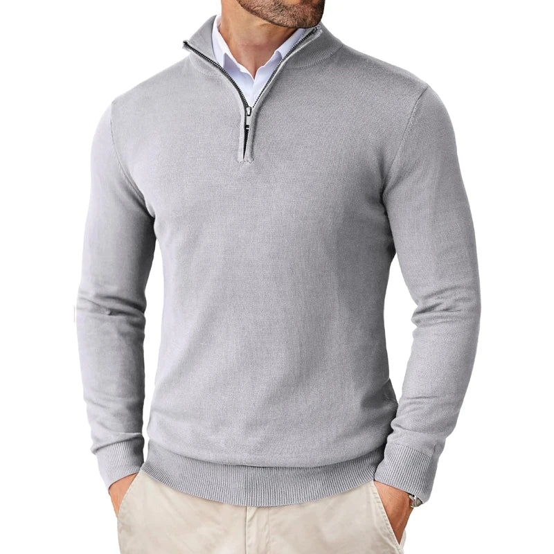 Men's Quarter Zip Up Sweaters