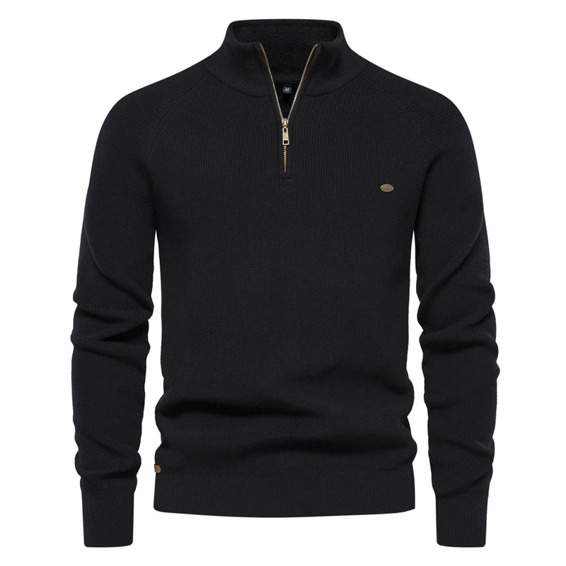 Men’s Autumn Zipper Knit Cardigan