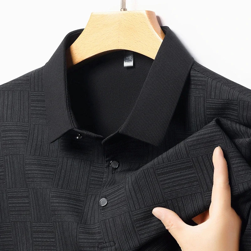 Men’s Printed Casual Polo Shirt