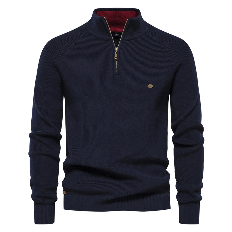 Men’s Autumn Zipper Knit Cardigan
