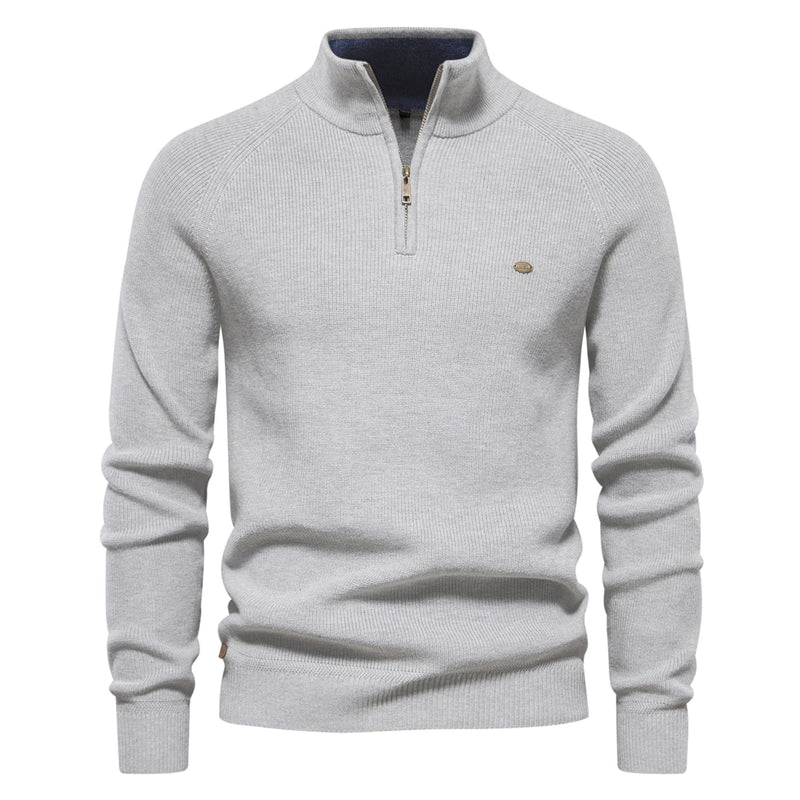 Men’s Autumn Zipper Knit Cardigan