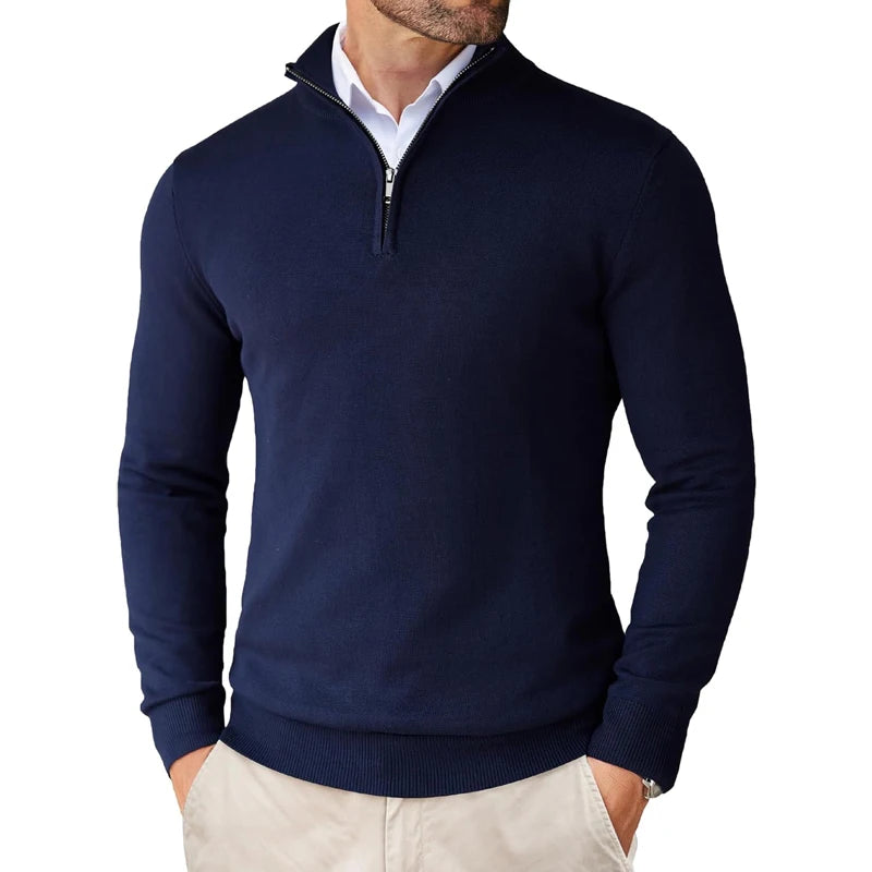 Men's Quarter Zip Up Sweaters