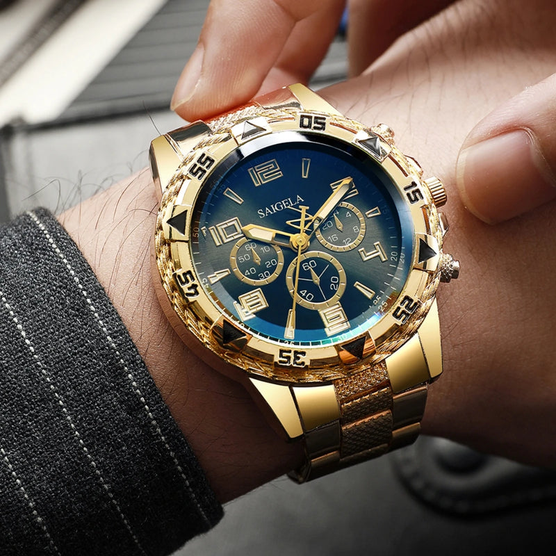 Men’s Quartz Watch Set - 2pcs