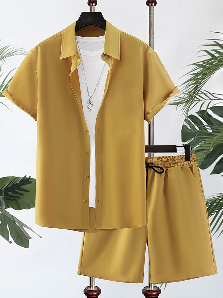 Men’s Summer Hawaiian 2-Piece Set