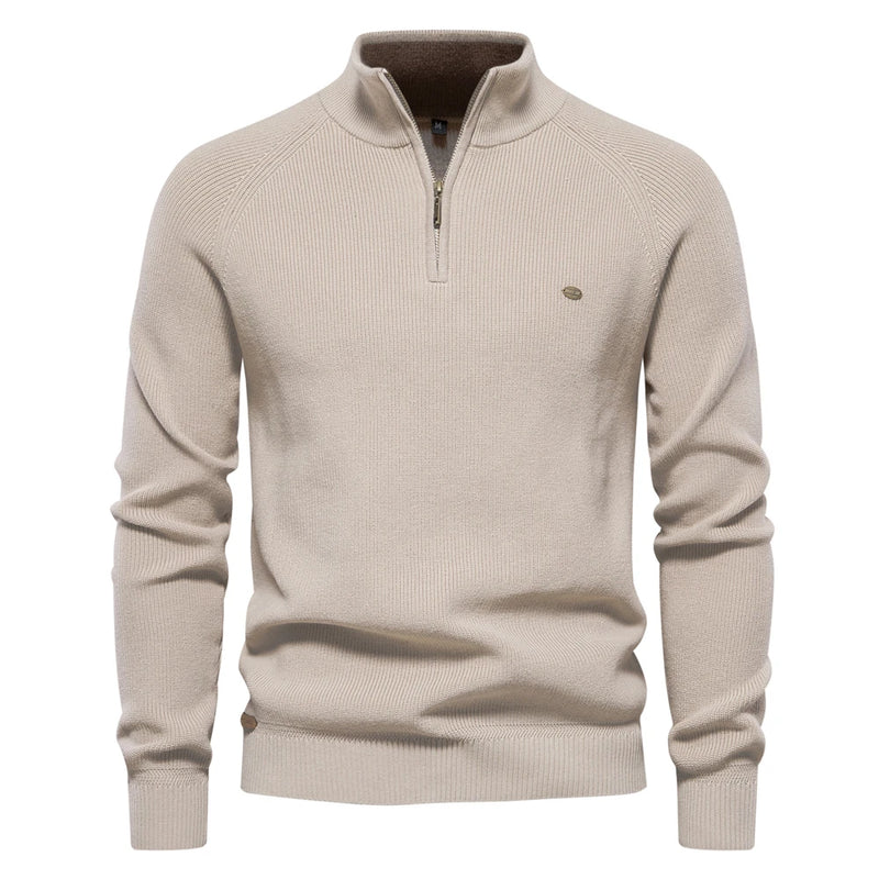 Men’s Autumn Zipper Knit Cardigan