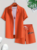 Men’s Summer Hawaiian 2-Piece Set
