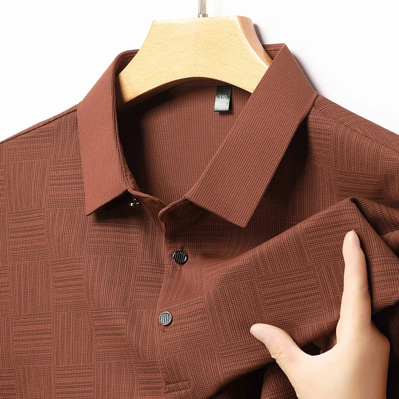 Men’s Printed Casual Polo Shirt