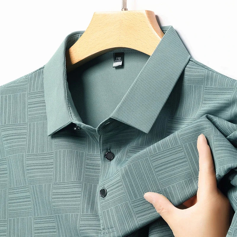 Men’s Printed Casual Polo Shirt