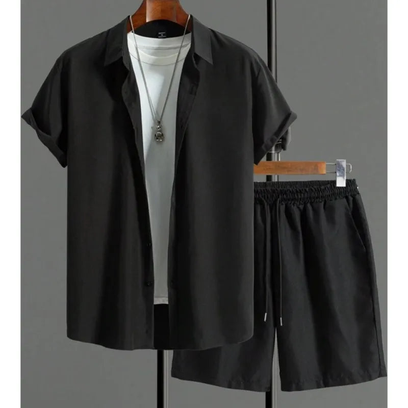 Men’s Summer Hawaiian 2-Piece Set