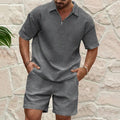 Men’s Plaid 2-Piece Summer Suit