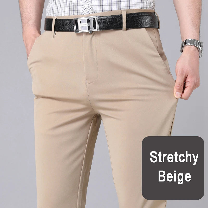 Men’s Black Stretch Pants